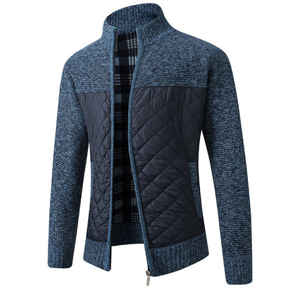 Herren Steppjacke Nylon Warm Isoliert