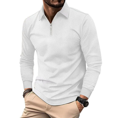 Herren Pullover Stehkragen Strukturiert Elegent Modern - BerlinGlamour