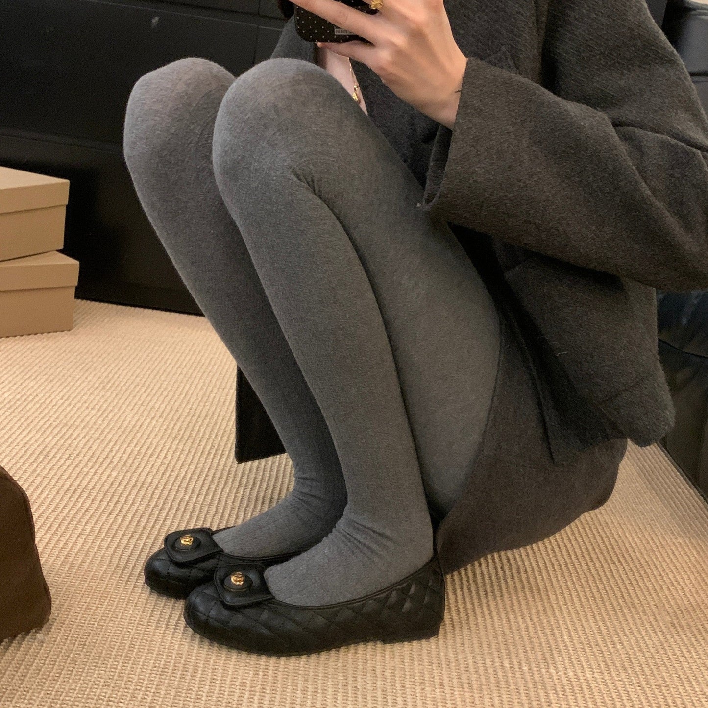 Damen Ballerinas Elegante Schuhe Klassisch Mit Zierborte