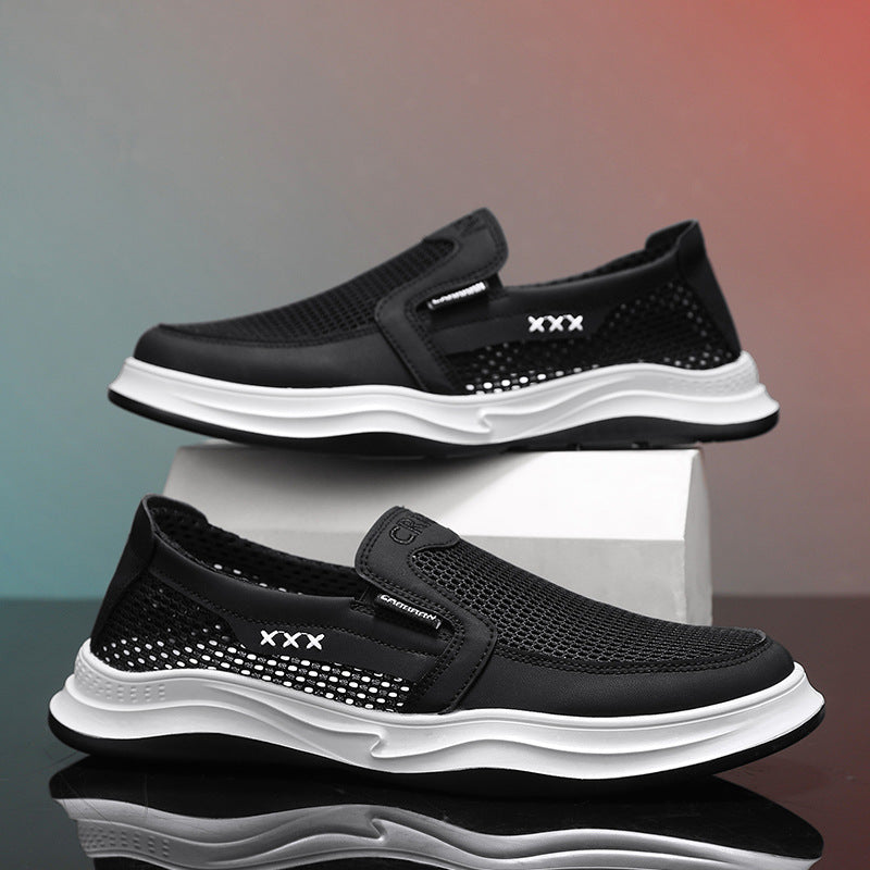 Damen Sneaker Slip-On atmungsaktiv bequem Mode