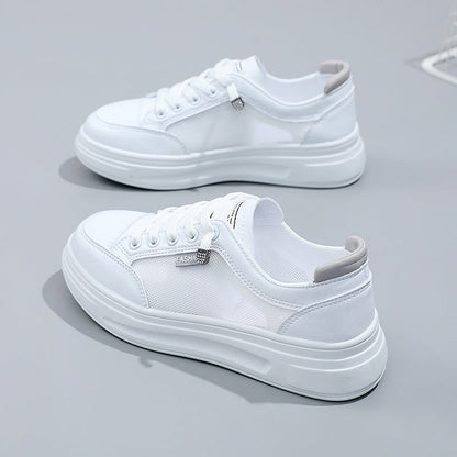 Damen Sneaker Sportlich Freizeit Atmungsaktiv Mit Dämpfung