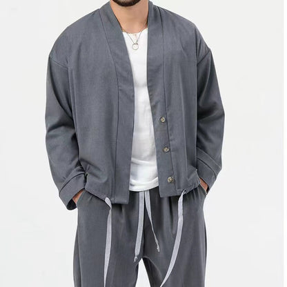 Herren Joggerhose mit leichtem Überwurf Modern Style