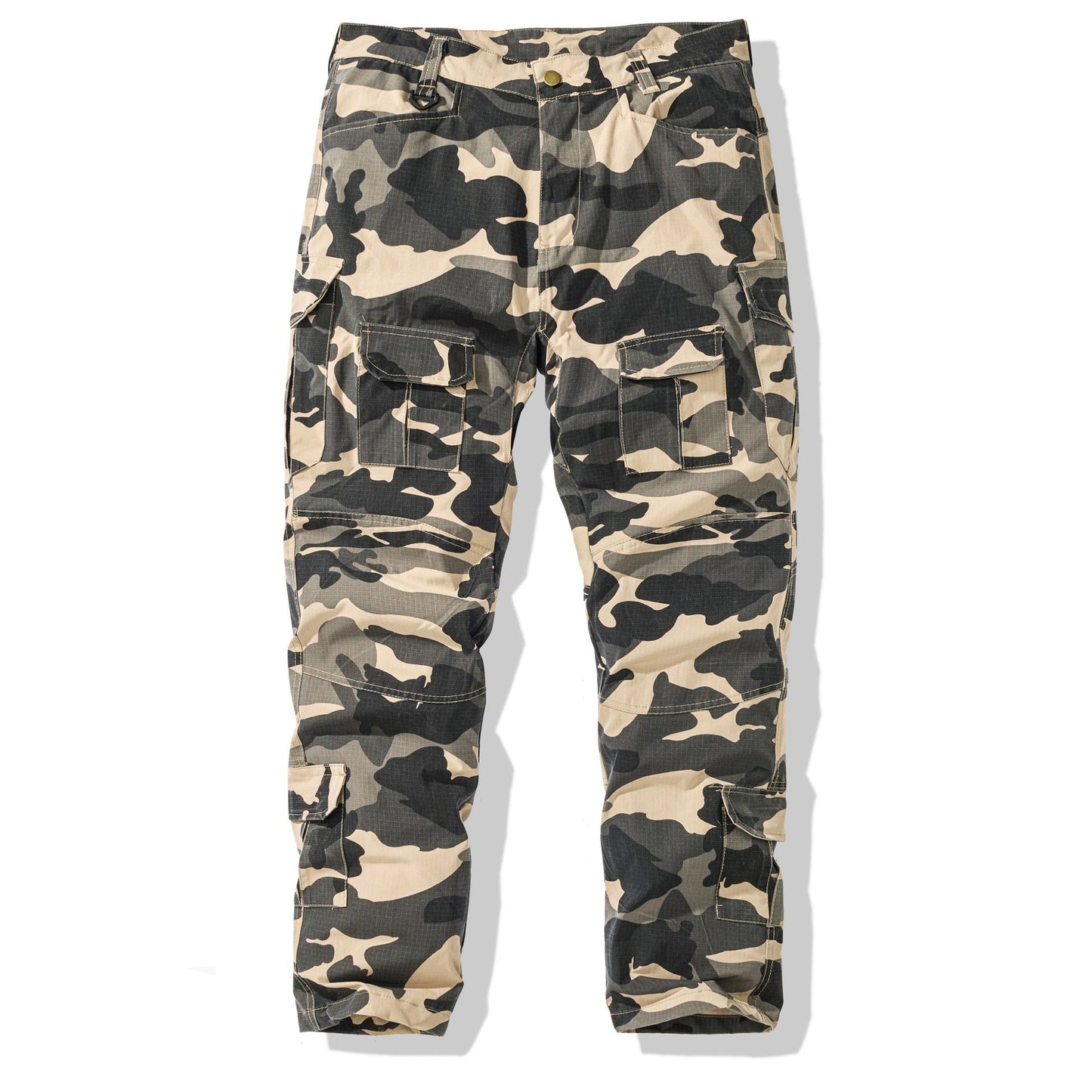 Herren Cargohose Camouflage Vieltaschiger Hosen