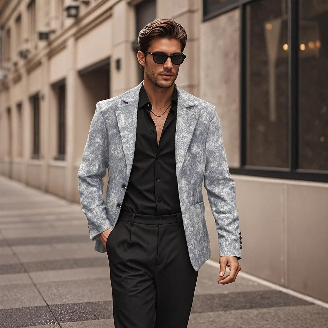 Herren Anzugblazer Elegant Schwarzer Business Anzug - BerlinGlamour