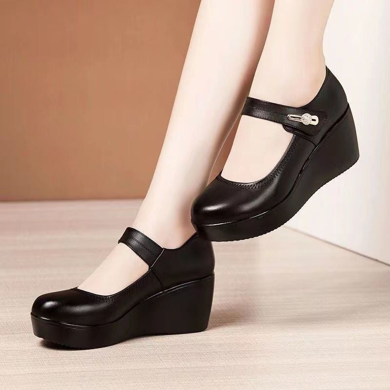 Damen Plateauschuhe Elegante Hochhackig Luxus Design