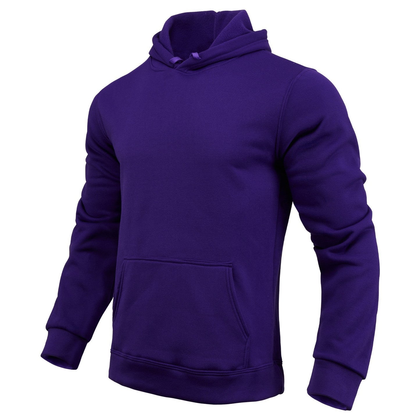 Herren Hoodie Übergroß Kängurutasche Großmaschen Pullover