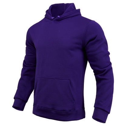 Herren Hoodie Übergroß Kängurutasche Großmaschen Pullover