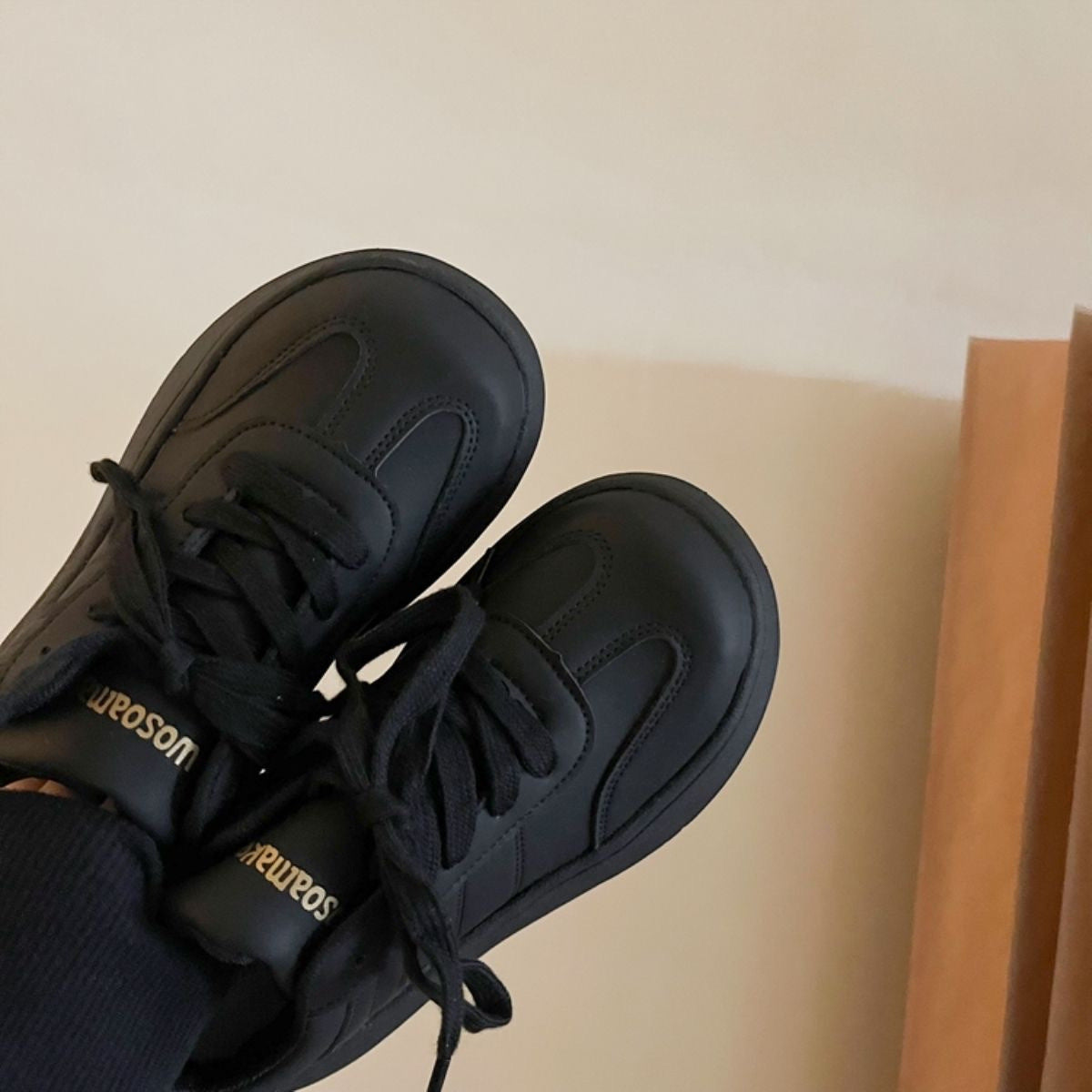 Damen Plateau Sneaker Bequem Urban Mode