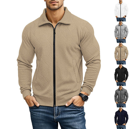 Herren Strickjacke Sportlich Mit Kragen Modern - BerlinGlamour