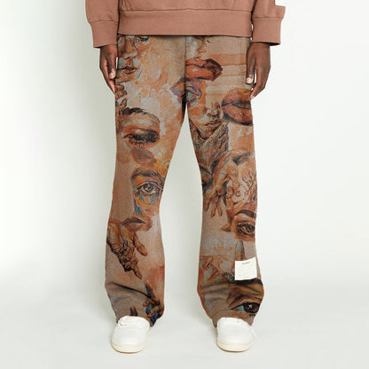 Herren Haremshose mit stylishem Kunstprint Berlin Style - BerlinGlamour