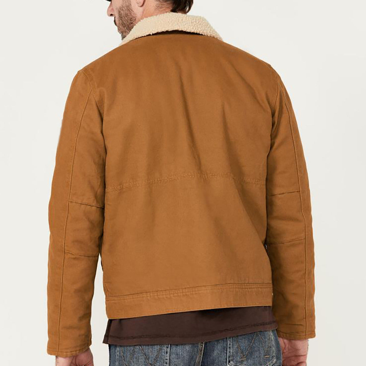 Herren Fleecegefütterte Denimjacke BerlinGlamour für Online-Shop. - BerlinGlamour