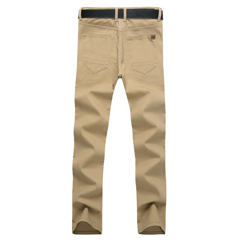 Herren Chinos Slim Fit Elastisch Mit Stretch