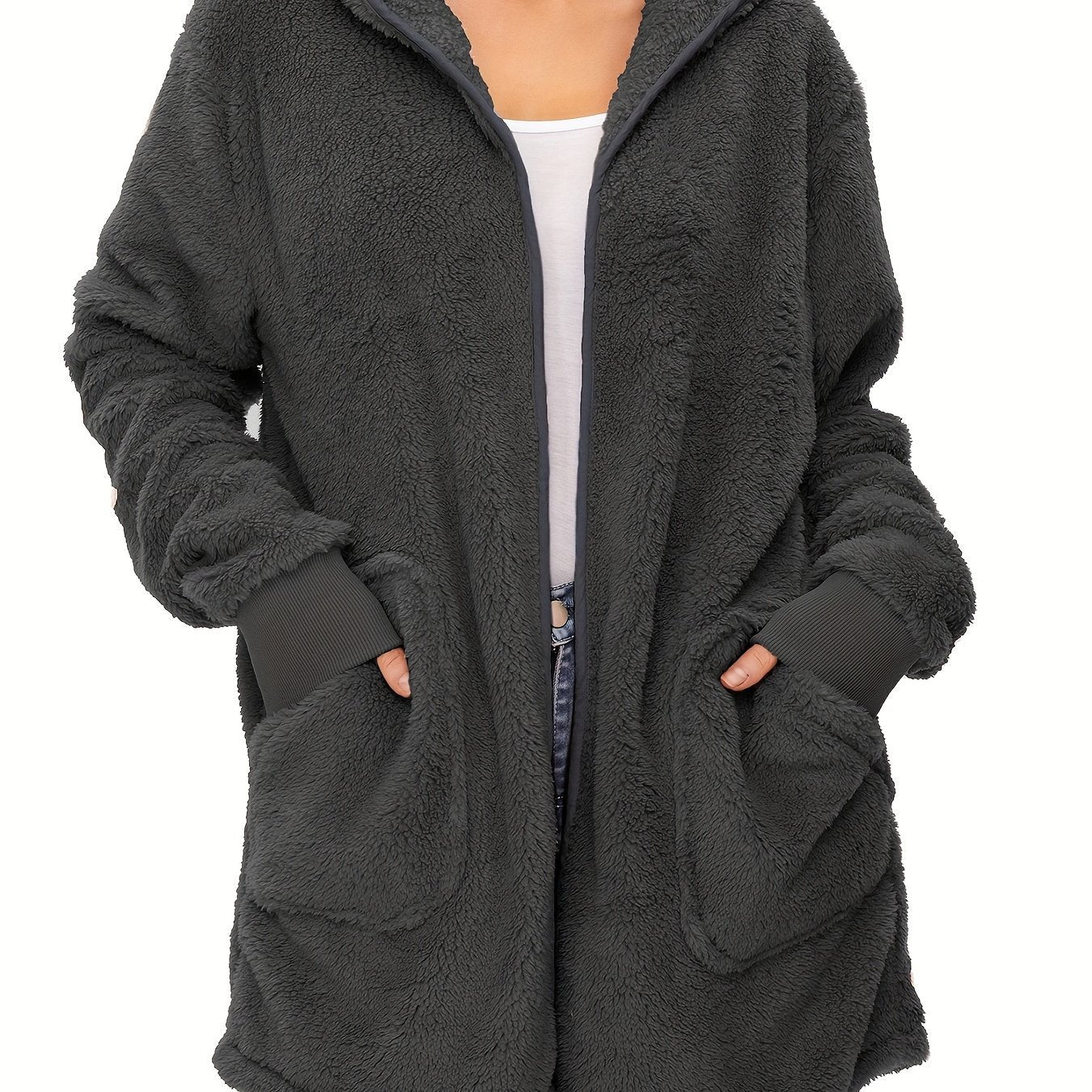 Weiche Damen Fleecejacke Warm Berlin Style