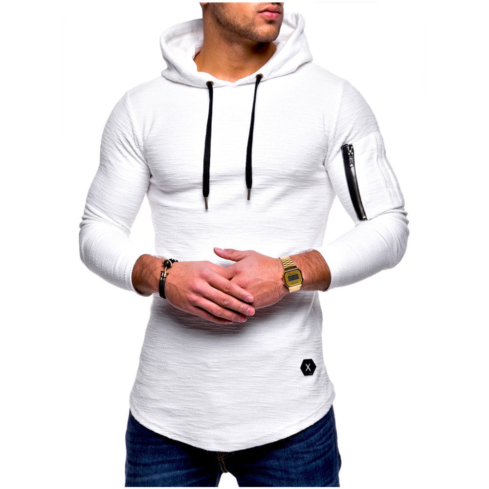 Herren Kapuzenpullover Lässig Mit Reißverschluss Modern