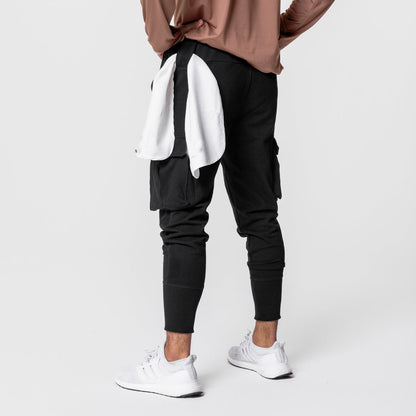 Herren Jogginghose Bequem Reißverschluss Cargo Hose Modern