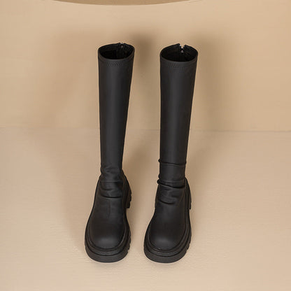 Damen Gummistiefel Rutschfest Elastisch Hoch