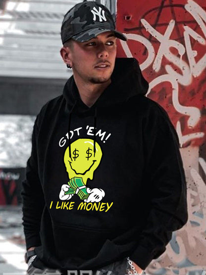 Herren Kapuzenpullover Streetwear Grafik Design Berlin Style - BerlinGlamour