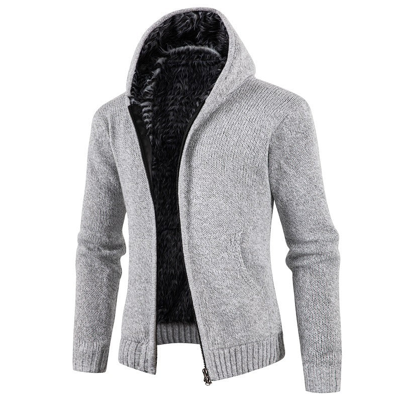 Herren Strickjacke Kuschelig Warm mit Taschen Grüne