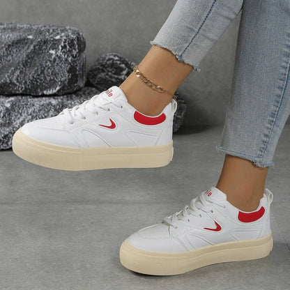 Damen Plateau Sneaker Hoch Modisch Trendy Sohle