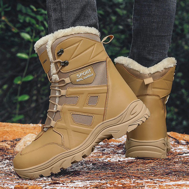Wanderstiefel Damen Warm Winterstiefel Rutschfest