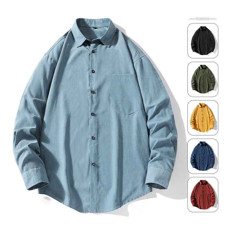 Herren Hemdbluse Robustes Baumwollhemd Lässig Modern - BerlinGlamour