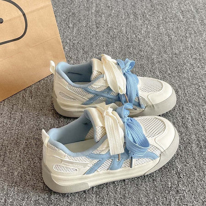 Damen Sneaker Sportlich Atmungsaktiv Bunt