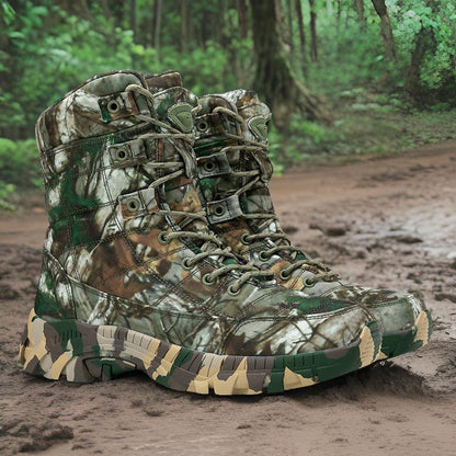 Herren Stiefel Camo Schnelltrocknend Outdoor Einsatzstiefel - BerlinGlamour