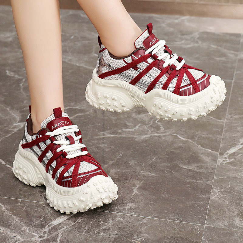 Damen Sneaker Sportlich Atmungsaktiv Outdoor Schuhe