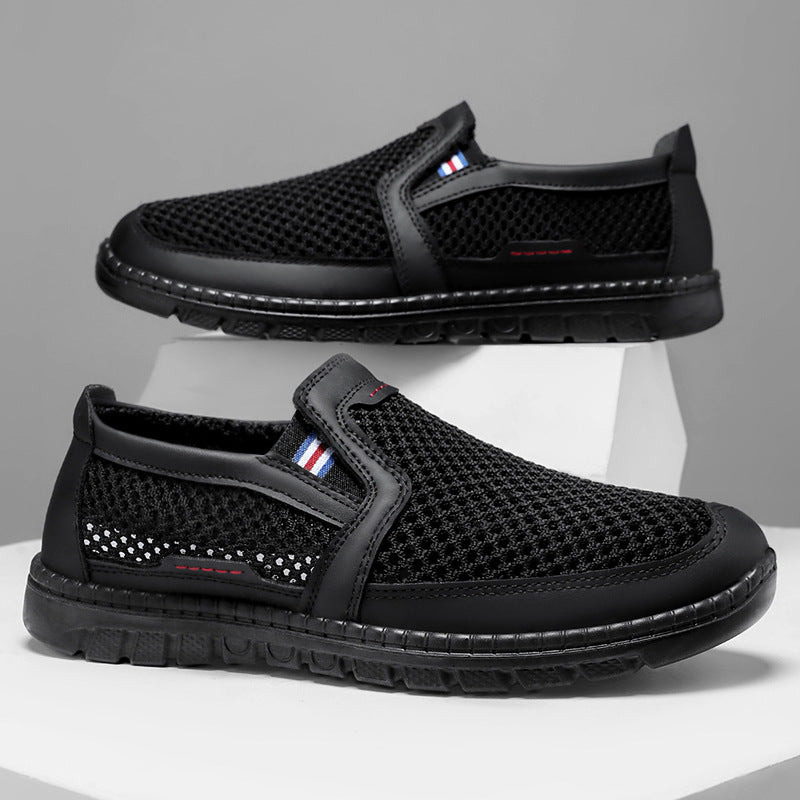 Damen Freizeitschuhe Leicht Atmungsaktiv Bequem Slip-On