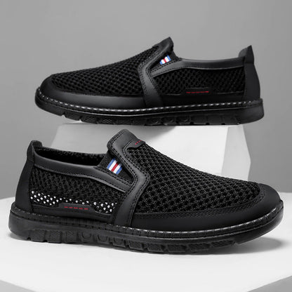 Damen Freizeitschuhe Leicht Atmungsaktiv Bequem Slip-On