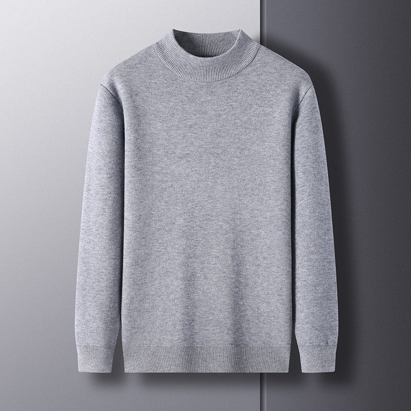 Herren Strickpullover Elegante Moderner Stehkragen