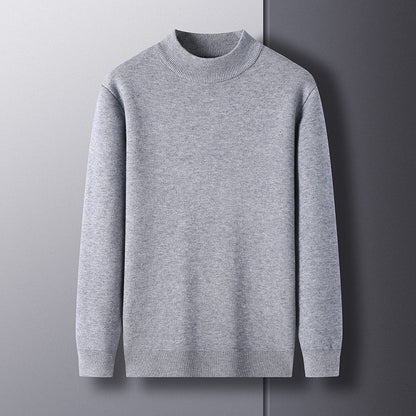 Herren Strickpullover Elegante Moderner Stehkragen