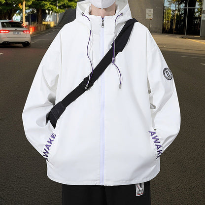 Wasserdichte Outdoorjacke Unisex Praktisch Mit Taschen