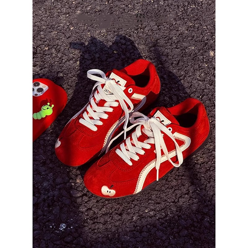 Damen Sneaker Sportlich Weiß Komfortabel Laufschuhe
