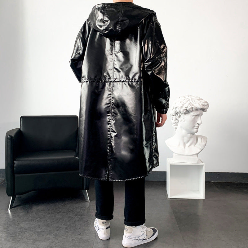 Herren Regenjacke Reflektierend Wasserdicht mit Kapuze