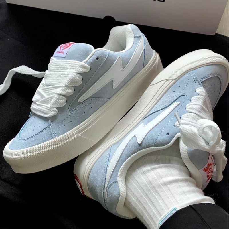 Damen Sneaker Wildleder Bequem mit Dämpfung