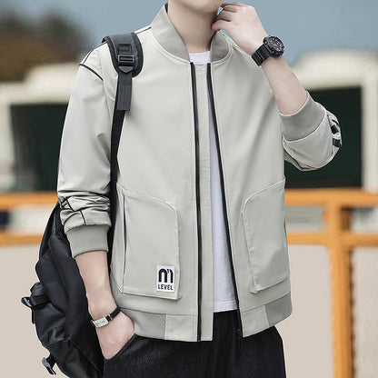Herren Sportjacke Leicht Elastisch Funktionale Taschen