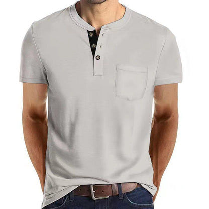 Herren Polohemd Kurzarm mit Brusttasche Modern