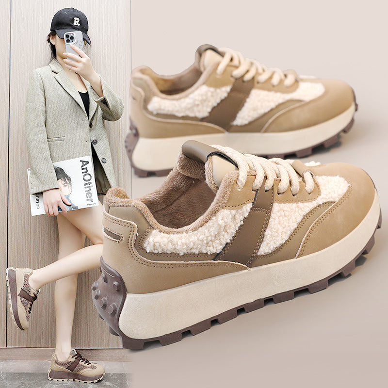 Damen Sneaker Sportschuhe Warmfutter Rutschfest - BerlinGlamour
