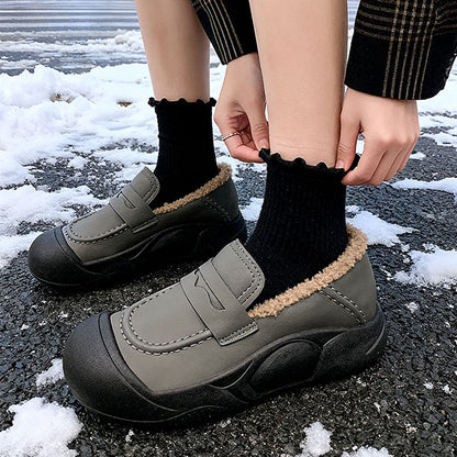 Damen Clogs Warm Flauschig Rutschfest Winter