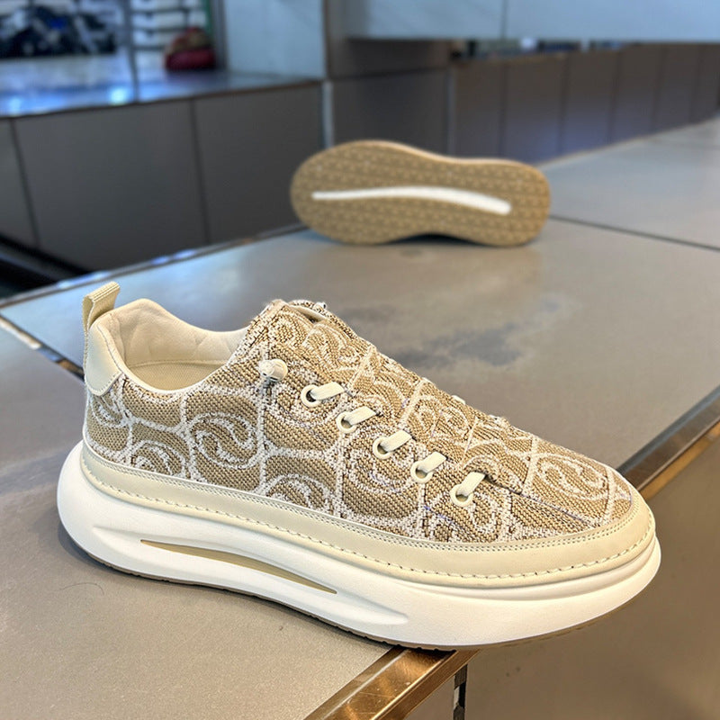 Damen Sneaker Trendy Einzigartig Textil Design