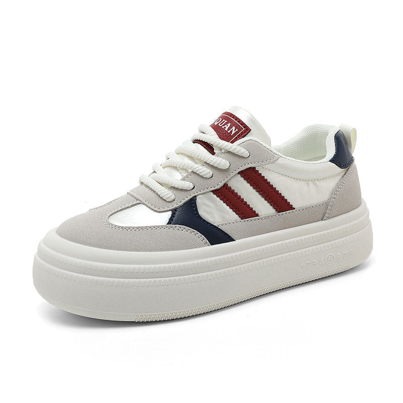 Damen Sneaker Plateau Modisch Atmungsaktiv - BerlinGlamour