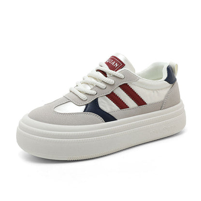 Damen Sneaker Plateau Modisch Atmungsaktiv - BerlinGlamour