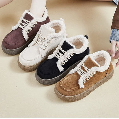 Damen Sneaker Kuschelig Weich Laufsohle KomfortSchuhe