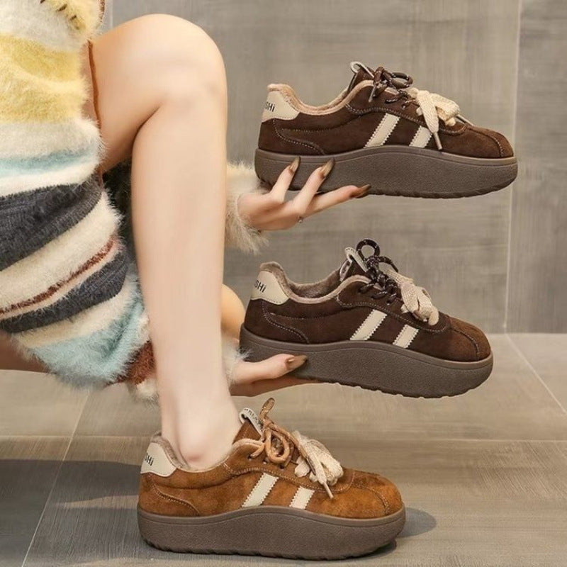Damen Sneaker Bequem Weich Innenfutter Modisch