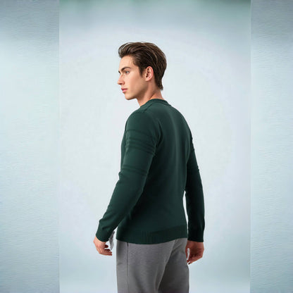 Herren Strickpullover Modern Strukturiert Berlin Style