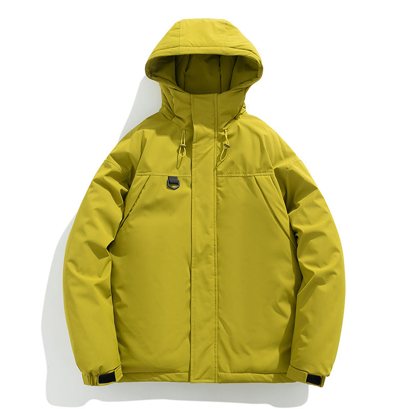 Herren Winterjacke Isolierend Warm mit Fleece-Innenfutter