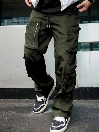 Herren Cargo-Hose Modern Multifunktional Taschen Bequem