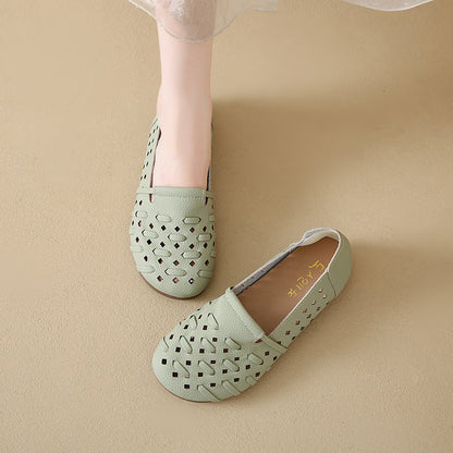 Damen Slipper Atmungsaktiv Komfortabel Cut-Out Design