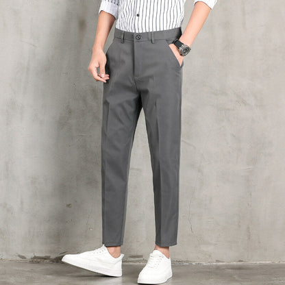 Herren Chino Hose Slim Fit mit Seitentaschen Modern